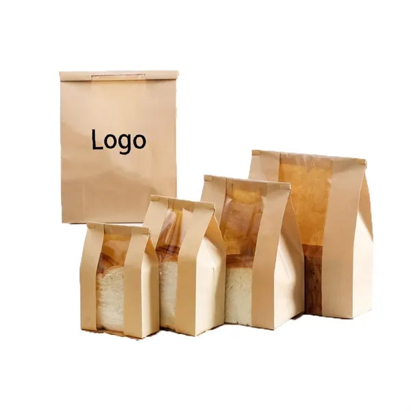 Reinforced Natural Kraft Bread Bag