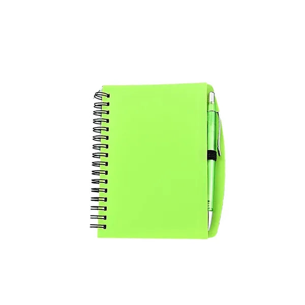 A5 Matte Cover Notebook with Pen