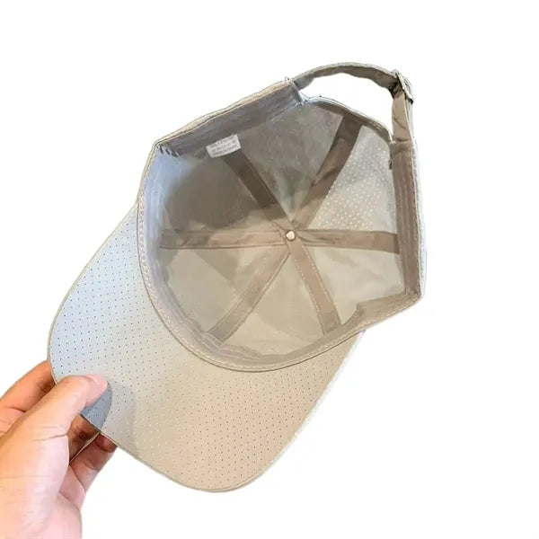 Sport Unstructured Flat Brim Quick Drying Outdoor Hat