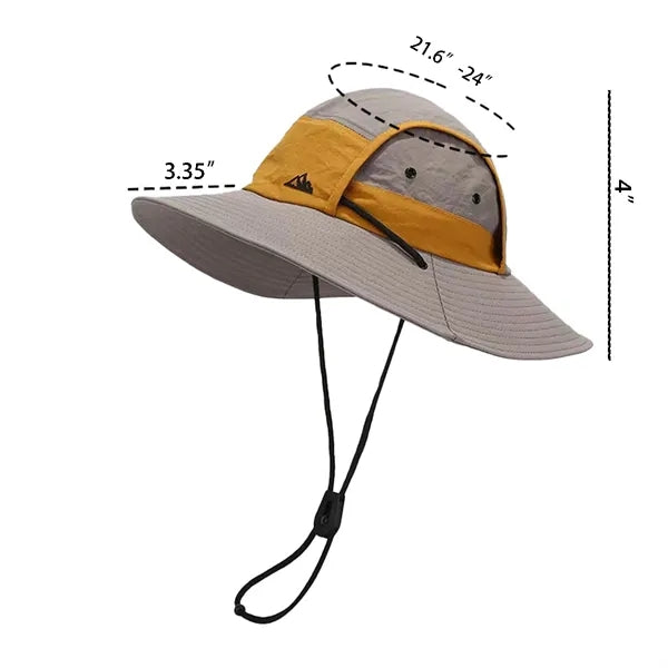 Quick-Dry Sun Protection Adjustable Outdoor Hat