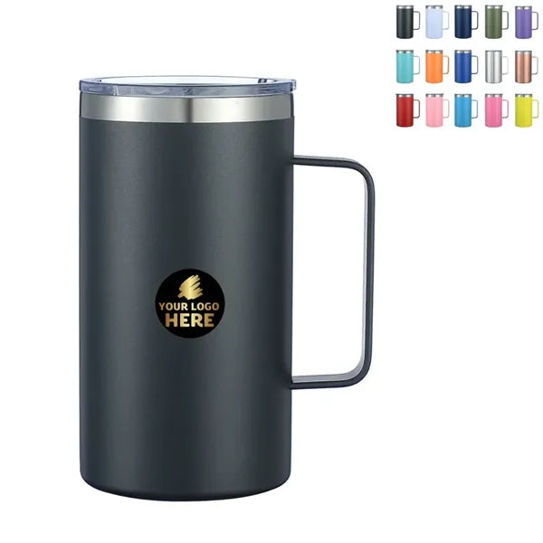 304 stainless steel handle cup 24oz
