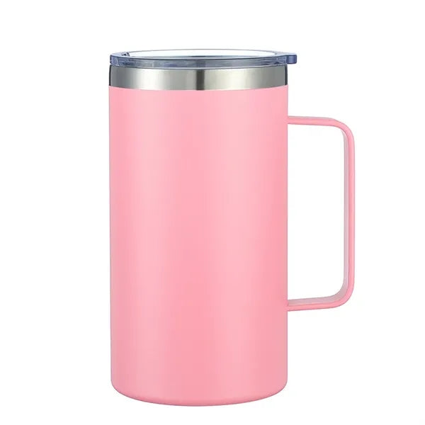304 stainless steel handle cup 24oz