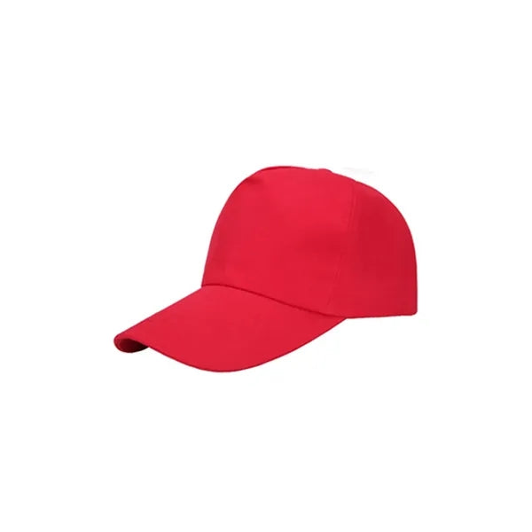 Solid-color cotton baseball cap