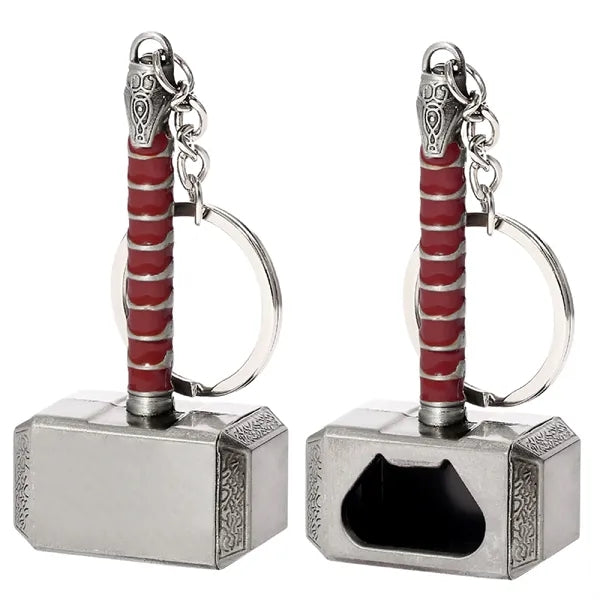 Thor Hammer Keychain with Mini Bottle Opener