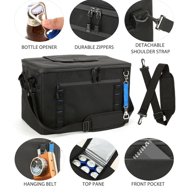 Collapsible 48-Can Cooler W/Bottle Opener