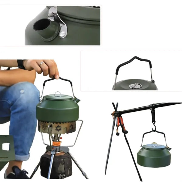 Portable Camping Kettle Outdoor Boiling Pot Free Shipping