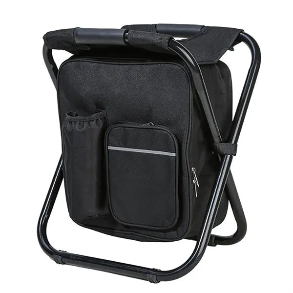 Portable Cooler Stool with Straps for Camping Fishing