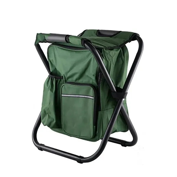 Portable Cooler Stool with Straps for Camping Fishing