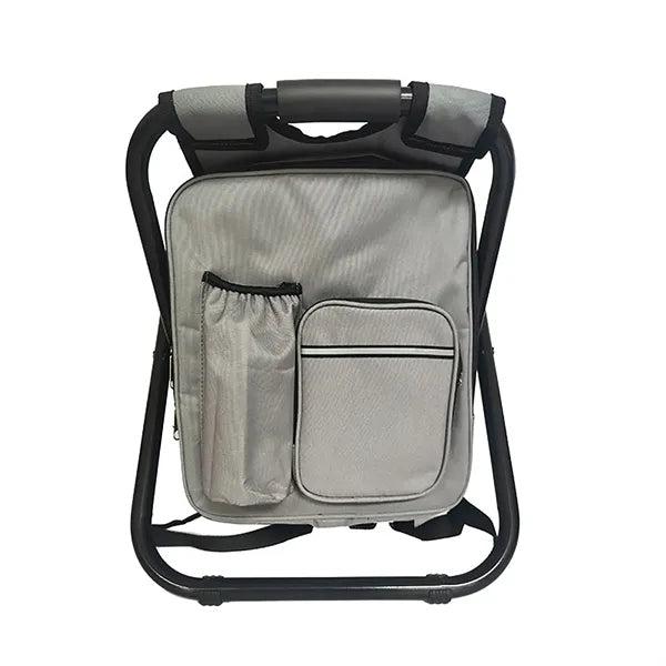 Portable Cooler Stool with Straps for Camping Fishing