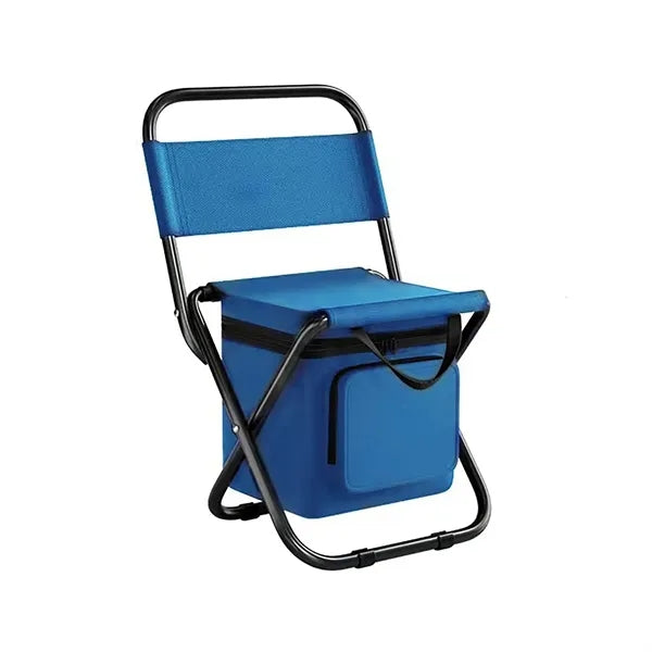 Compact Foldable Fishing Camp Chair with Cooler