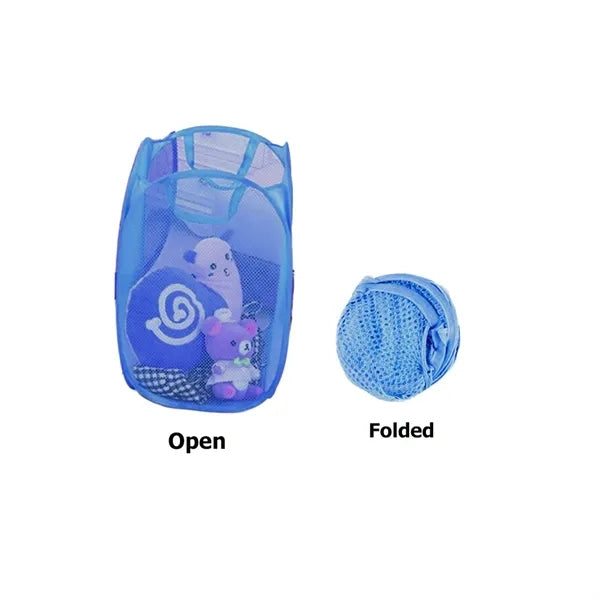 Polyester Folding Mesh Laundry Basket / Bag
