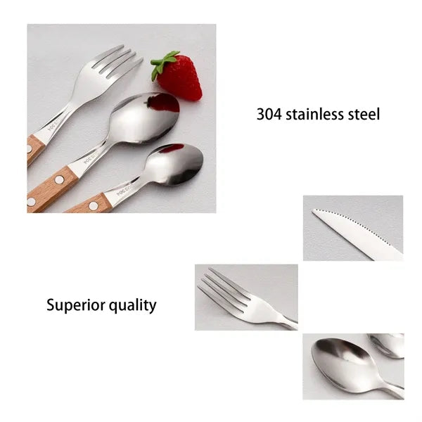 Beechwood Flatware Set Premium Tableware Free Shipping