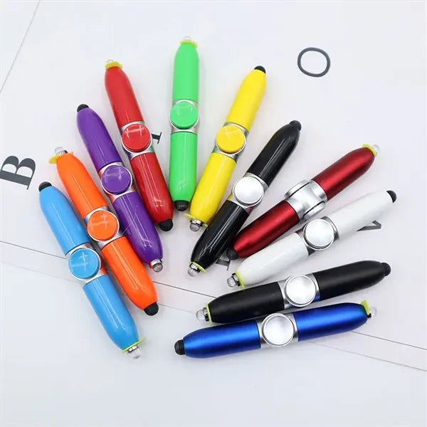 Spinning Fidget Pen Fidget Ballpoint Pen Metal Writing Tool