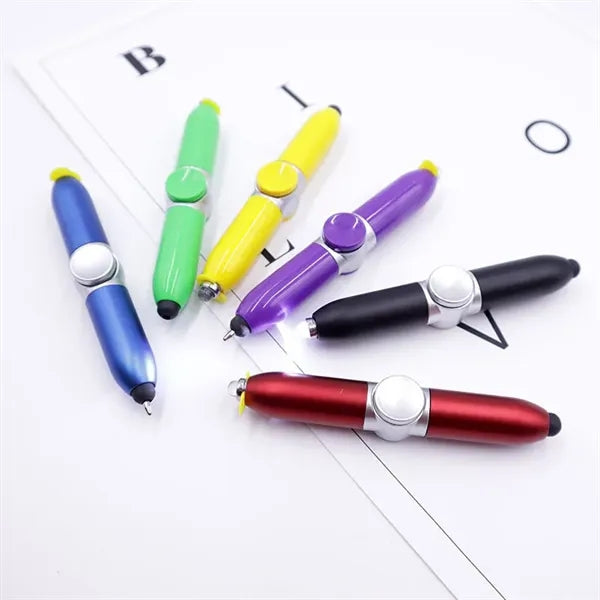 Spinning Fidget Pen Fidget Ballpoint Pen Metal Writing Tool