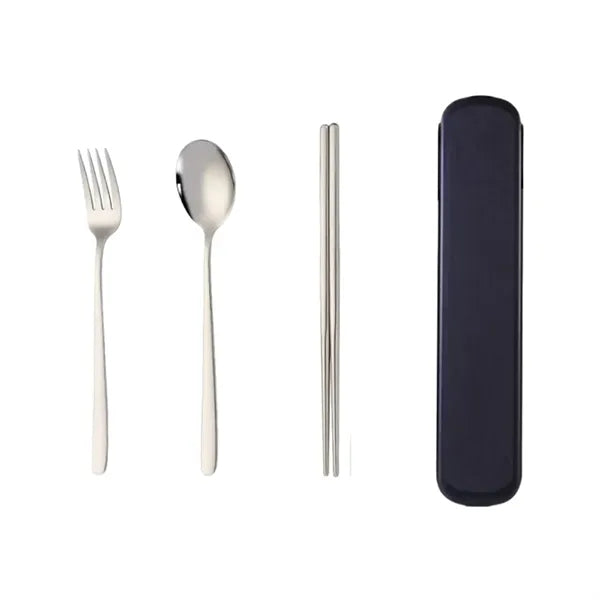 Stainless Steel Utensil Set w/ Case