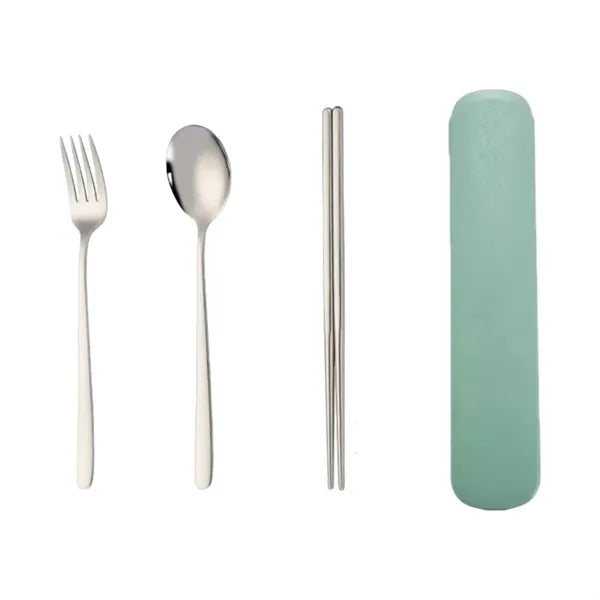 Stainless Steel Utensil Set w/ Case