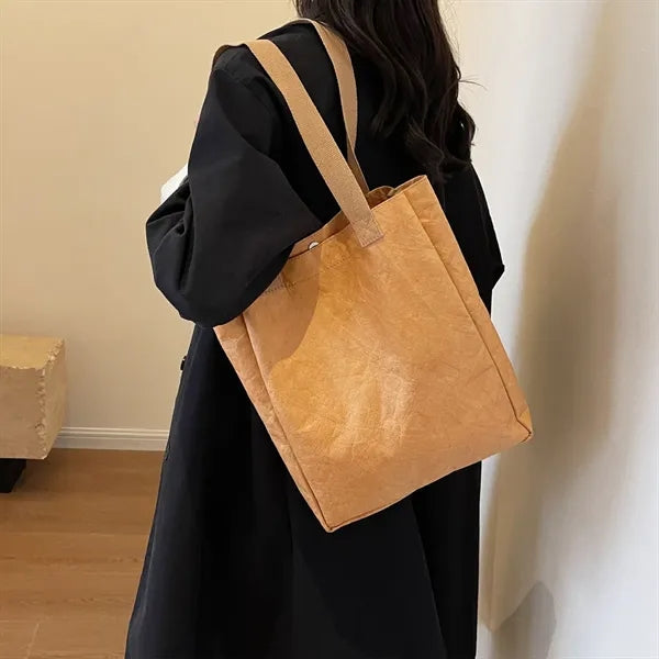 Vintage Creative Simple Artistic Brown Paper Handbag