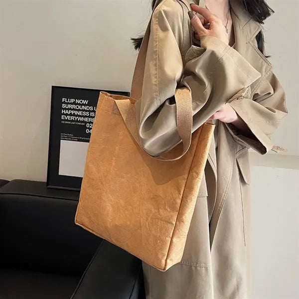 Vintage Creative Simple Artistic Brown Paper Handbag