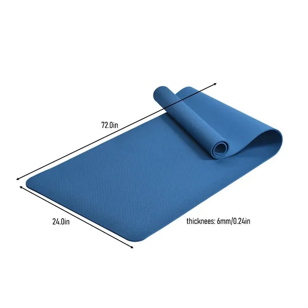 TPE Yoga Mat With Bag 72" x 31"