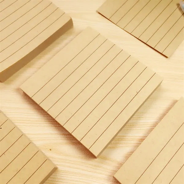 Eco Kraft Paper Sticky Notepad Free Shipping