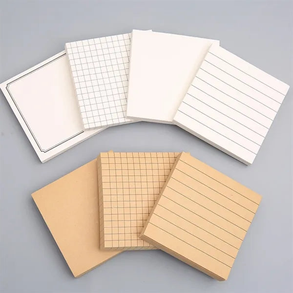 Eco Kraft Paper Sticky Notepad Free Shipping