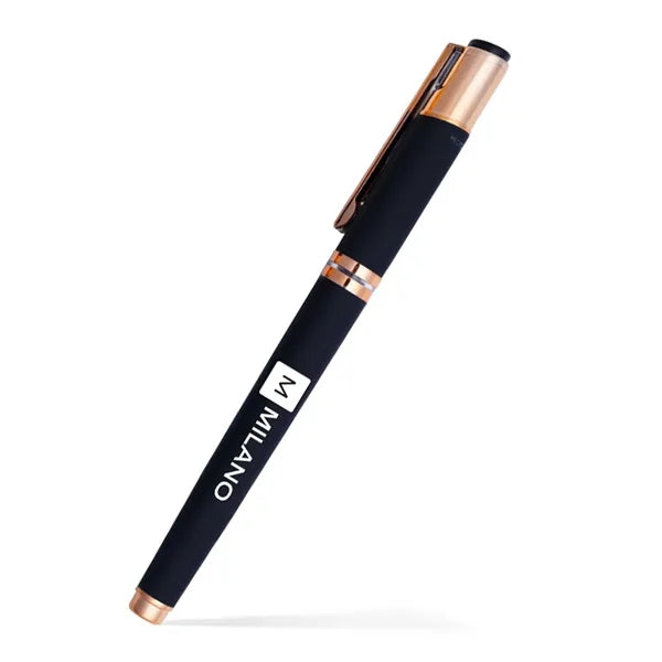 Satin Soft Touch Earl Gel Pen - Rose Gold Accents (Recycled