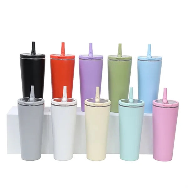 24oz Insulated Tumbler with Straw Lid