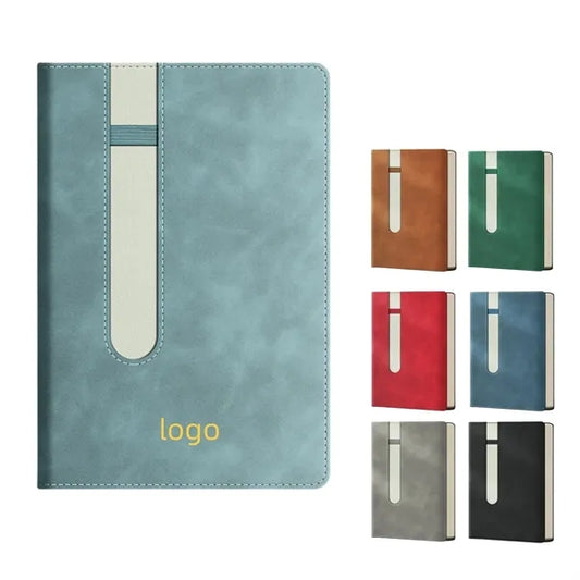 A5 PU Notebook with Pen Holder