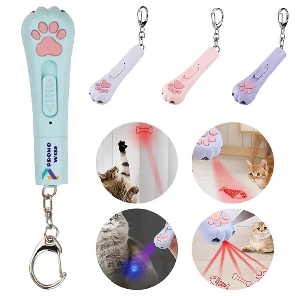 3-in-1 USB Rechargeable Multicolor Pet Laser Pointer