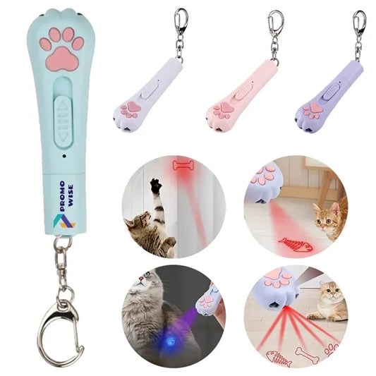 3-in-1 USB Rechargeable Multicolor Pet Laser Pointer