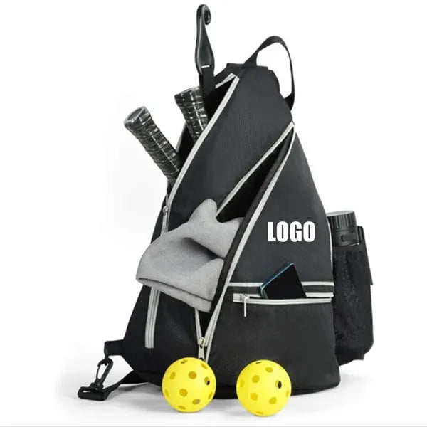 Polyester Unsex Tennis Shoulder Bag For 2 Rackets