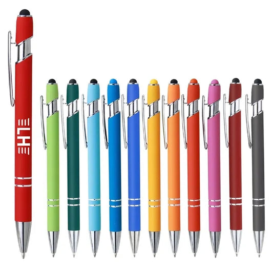2 IN 1 Metal Touch Stylus Pen