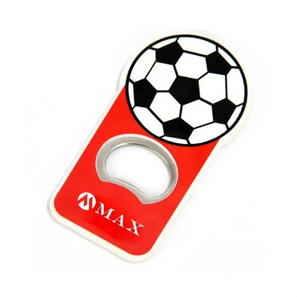 Round head plastic bottle opener magnetic
