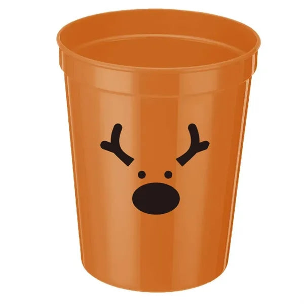 16oz Plastic Christmas Cup