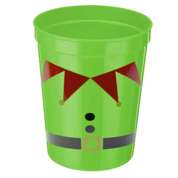 16oz Plastic Christmas Cup