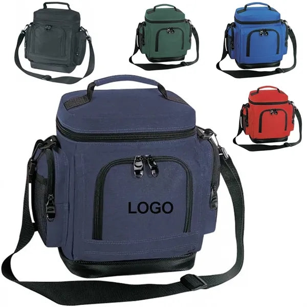 10 Can Oxford Cloth Tote Sling Cooler Bag