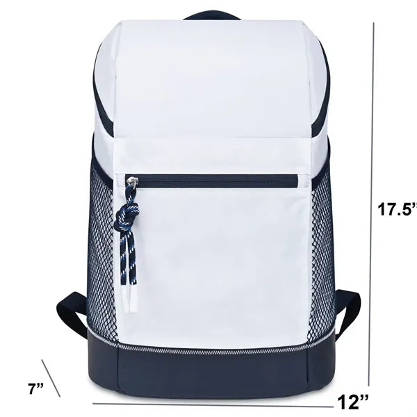 Polyester Cooler Backpack With Front Pocket
