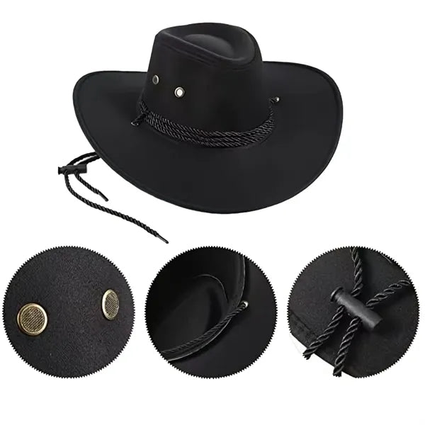 Classic Western Cowboy Hat for Outdoor