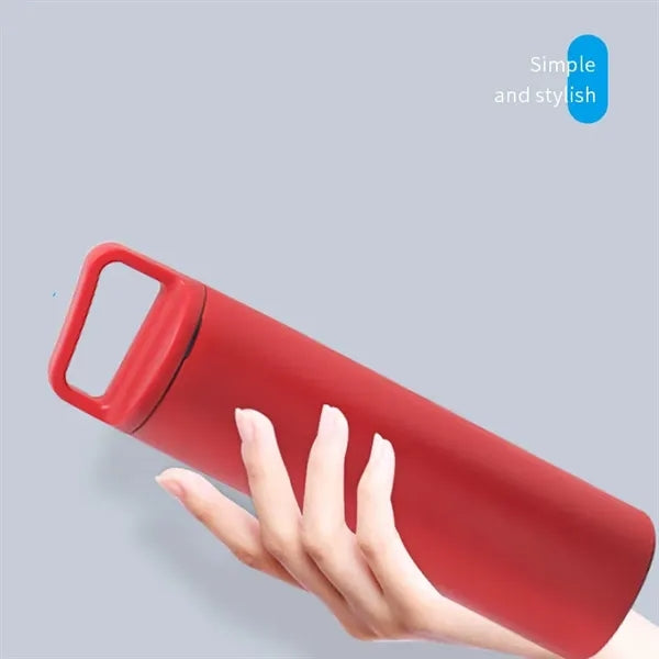 Wide Mouth 16oz Stainless Steel Insulated Flask Water Bottle
