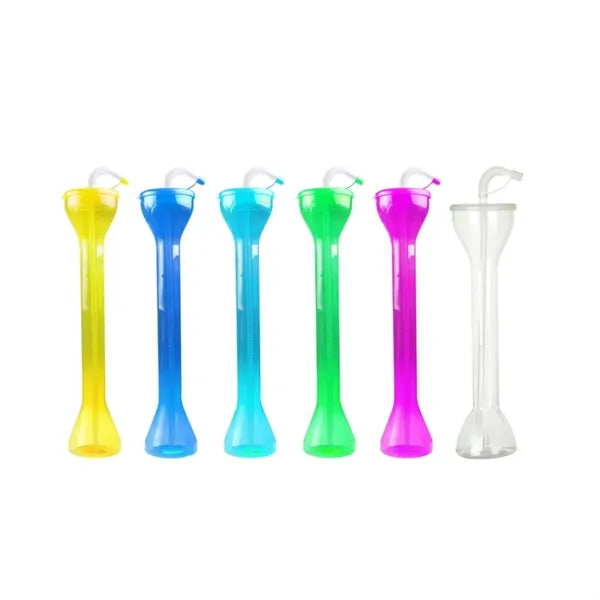 20Oz. Novelty Yard Glass with Straw for Events