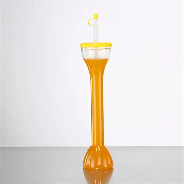 20Oz. Novelty Yard Glass with Straw for Events