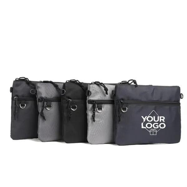 Polyester Casual Shoulder Crossbody Pouch Messenger Bag
