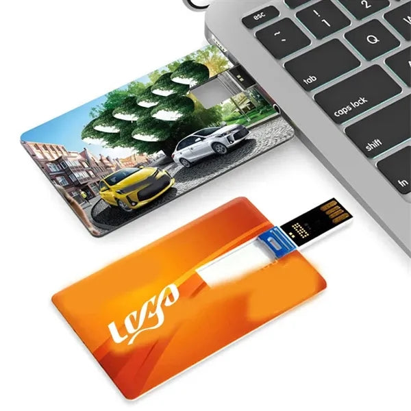 Card Flip Custom Flash Drive