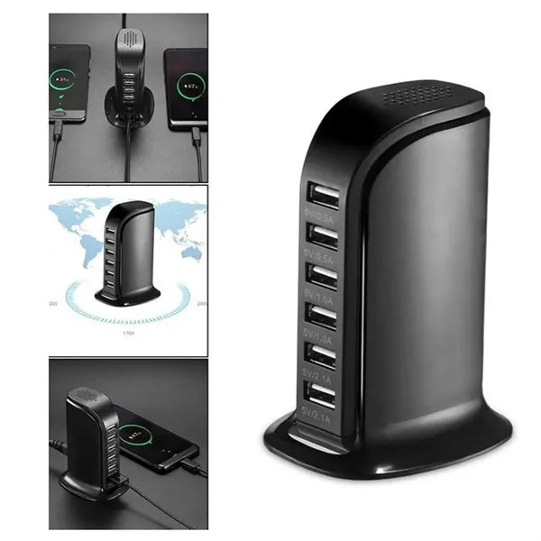 Multi-Port USB Desktop Charging Station