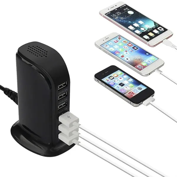 Multi-Port USB Desktop Charging Station