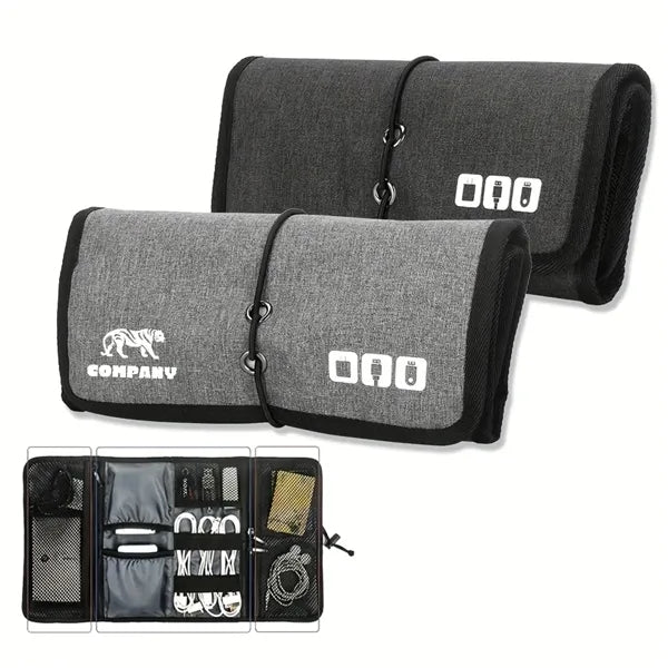 Roll Up Electronic Organizer Bag