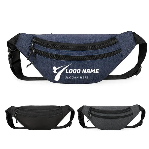 Unisex Waist Pack, 3 Pockets, Large Capacity, Affordable