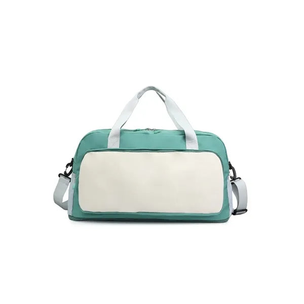 Expandable Travel Duffel Bag With Wet Dry Separation