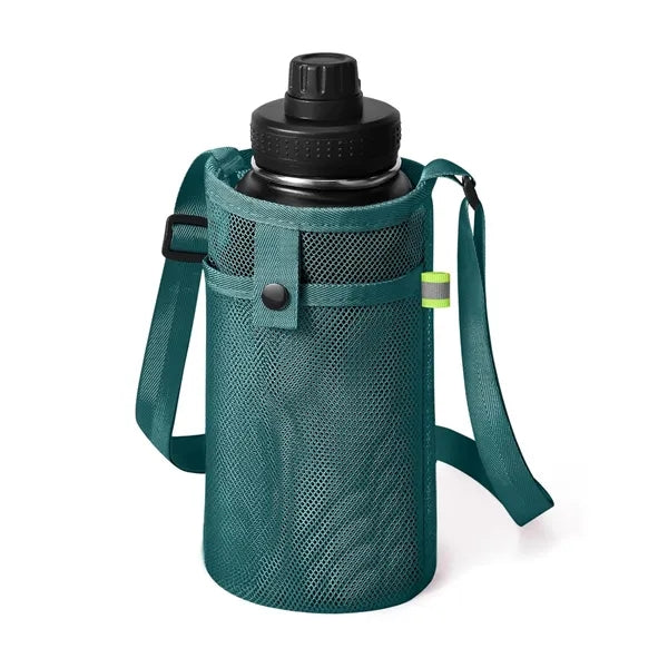 Mesh Water Bottle Holder With Strap