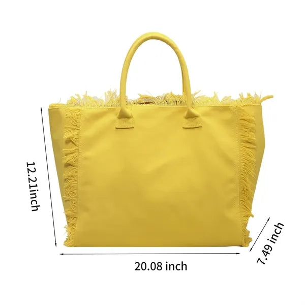 Polyester Fringe Tote